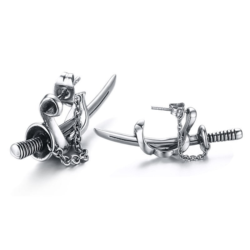 Punk Style Sword Earrings