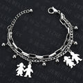 Couples Mix And Match Stainless Steel Hand Jewelry